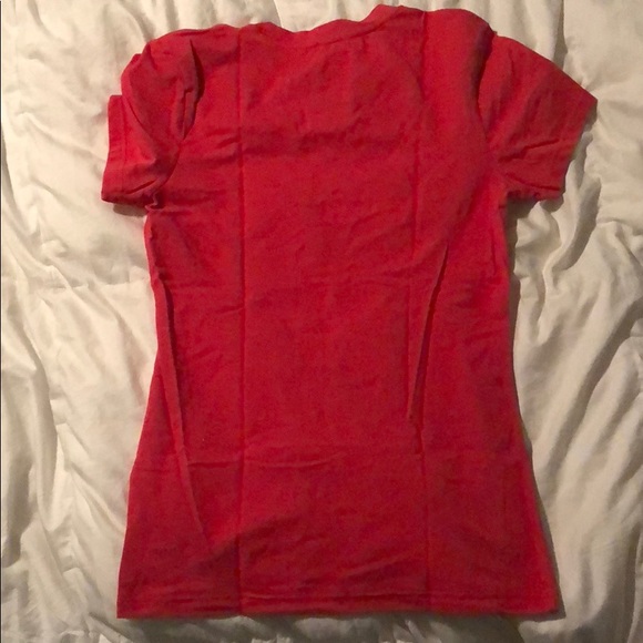 🍀 4/$15! Nike “Make Yourself” Dri-Fit pink shirt Small - Picture 2 of 3